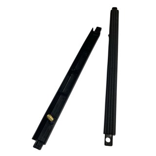 Front plastic floorboard runners  (LH &RH) DL/GP -black-