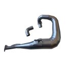 Exhaust TSR EVO Series 1-3/DL/GP mild steel -black-