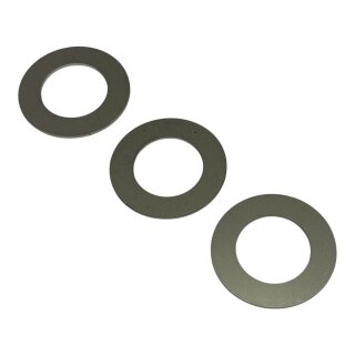 Kick start shaft washer set 1,0/1,5/2,0mm, stainless steel, Series 1-3/DL/GP