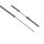 Rear brake cable with treaded end J50/100/125 -grey-