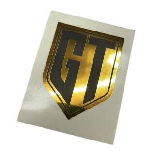 Sticker "GT" -golden/black-
