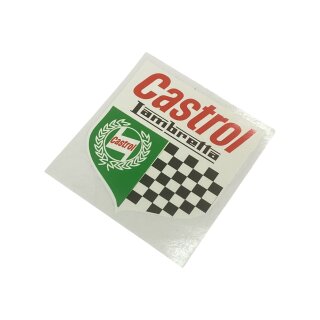 Aufkleber Lambretta-Castrol (75x80mm)