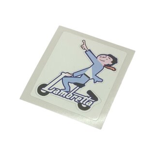 Aufkleber "Lambretta Mann" (50x55mm)