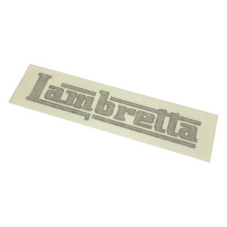 Sticker "Lambretta" gold/black (132x25mm)