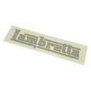Sticker "Lambretta" gold/black (132x25mm)