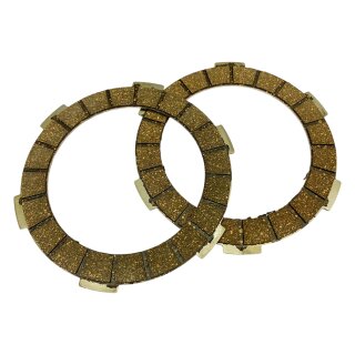 Clutch plates (2-plates) -Newfren- J/Lui/Luna 50cc