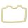 Rear light lense gasket -Catalux- Series 1-2 (cream)